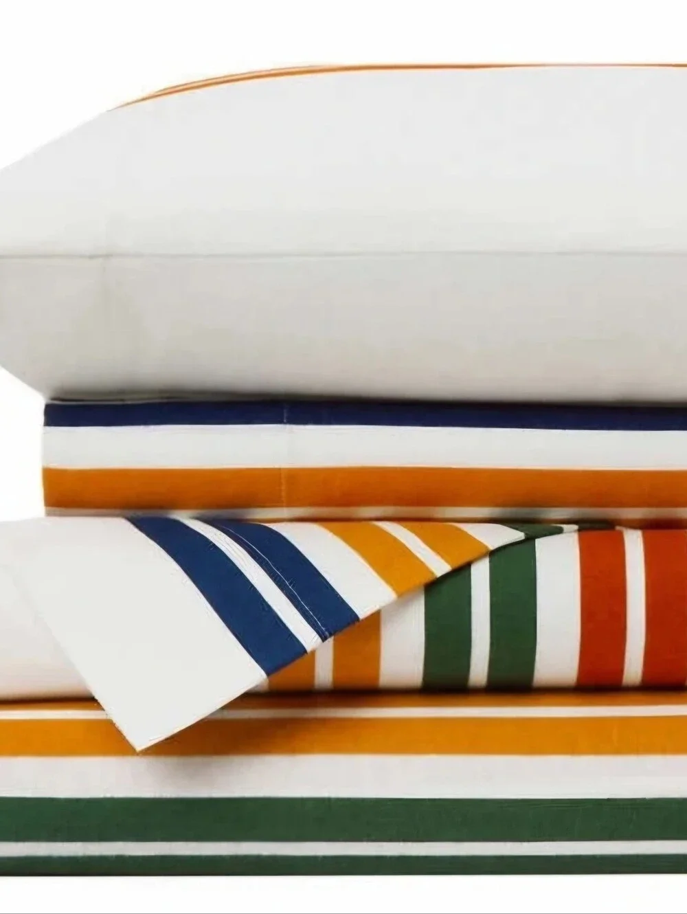 Pendleton Pine Island Twin Sheet Set 3 Piece Bedding with Multicolor Stripes